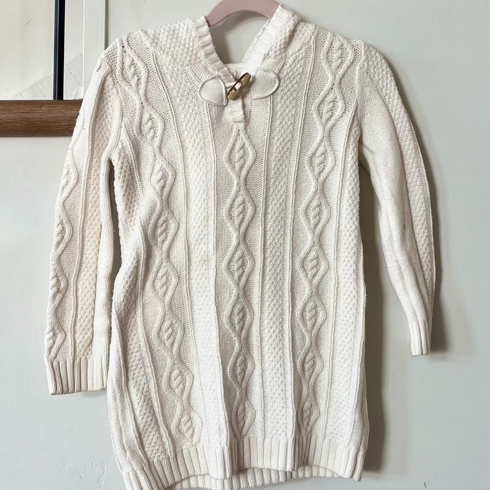 Cozy Cable-Knit Sweater Dress | Girls Size 4